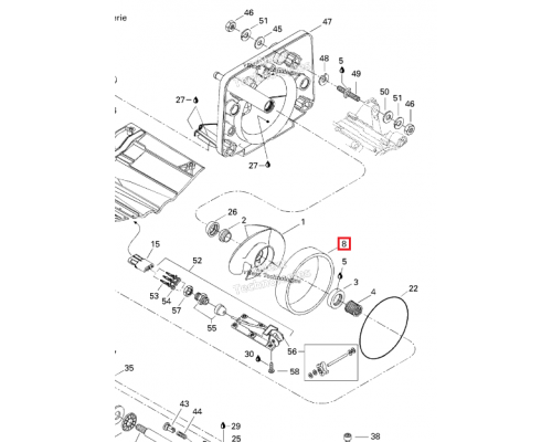 WC-03008 BRONCO Кольцо импеллера BRP Sea-Doo 155,3 мм 271000653