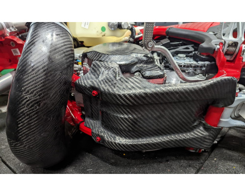 YAMI CUSTOMS Защита Поддона Двигателя Карбоновая Для KTM, Gas Gas, Husqvarna