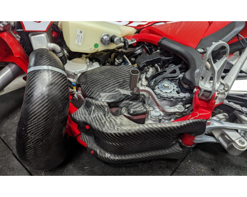 YAMI CUSTOMS Защита Поддона Двигателя Карбоновая Для KTM, Gas Gas, Husqvarna