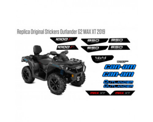 Реплика оригинальных наклеек Outlander G2 XT 2019
