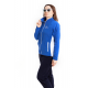 Флисовая Кофта Женская VEL Zip Blue/White (Женский, S, Сине-белый)