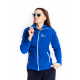 Флисовая Кофта Женская VEL Zip Blue/White (Женский, S, Сине-белый)