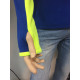 Флисовая Кофта VEL Blue/Hi-Vis (Мужской, M, Сине-лимонный)
