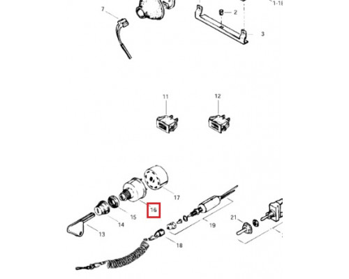 01-118-27 SPI Замок Зажигания Для Ski Doo 410103100