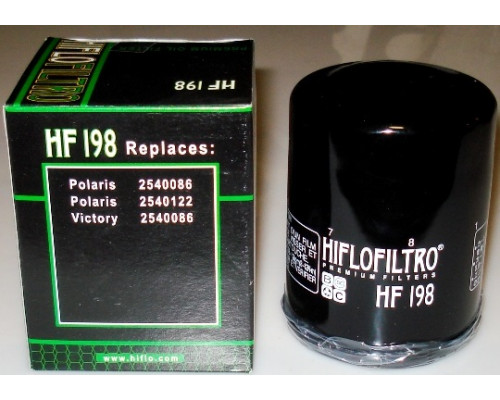 HF198 Hiflo Filtro Масляный Фильтр Для Polaris FRONTIER 2540086, 2540006, 2540122