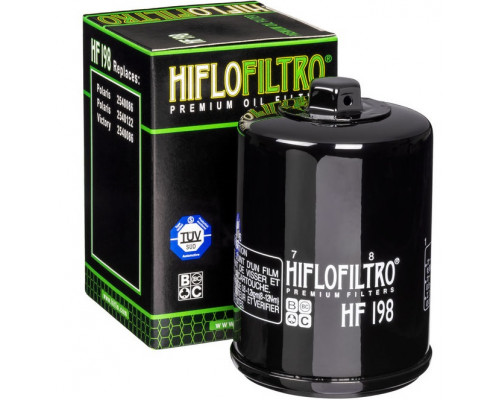 HF198 Hiflo Filtro Масляный Фильтр Для Polaris FRONTIER 2540086, 2540006, 2540122