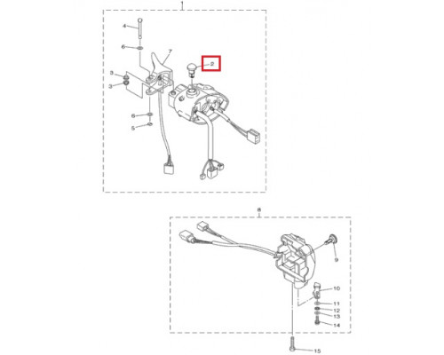 SM-01552 SPI Кнопка Выключения Двигателя Для Yamaha 8GL-86284-09-00
