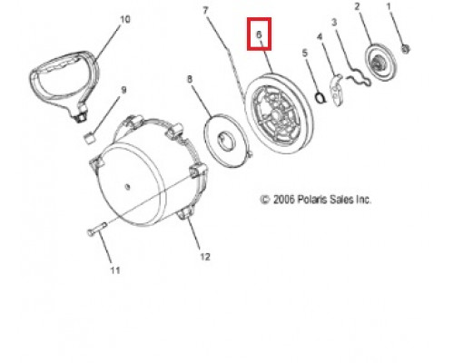 SM-11025C SPI Ролик Стартера Для Polaris 3040168 Для Arctic Cat 3007-308