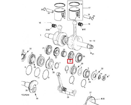 09-160-02 SPI Сальник Коленвала Двигателя Для Ski Doo 420831355