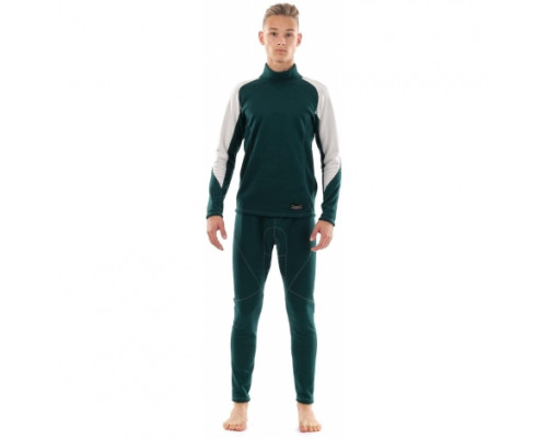 Термобельё комплект DRAGONFLY POLARTEC Высокий ворот Black-Gray 300204-23-339 