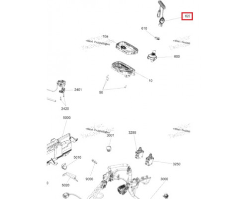 SM-01576 SPI Шнур Чеки Безопасности Для Ski Doo 515178286, 515178038, 515177457