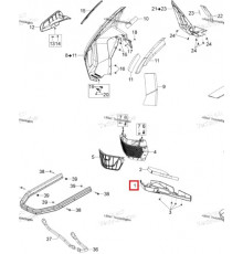 502008006 Панель Передняя Черная Для Ski Doo EXPEDITION 502007184, 502007082, 502006910